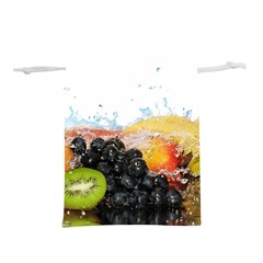 Variety Of Fruit Water Berry Food Splash Kiwi Grape Lightweight Drawstring Pouch (l) by B30l