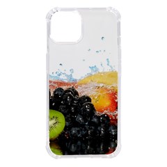 Variety Of Fruit Water Berry Food Splash Kiwi Grape Iphone 14 Tpu Uv Print Case by B30l