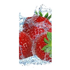 Red Strawberries Water Squirt Strawberry Fresh Splash Drops Iphone 14 Plus Black Uv Print Case by B30l