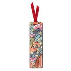 Multicolored Flower Decor Flowers Patterns Leaves Colorful Small Book Marks by B30l