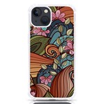 Multicolored Flower Decor Flowers Patterns Leaves Colorful iPhone 13 TPU UV Print Case Front