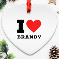 I Love Brandy Ornament (heart) by ilovewhateva