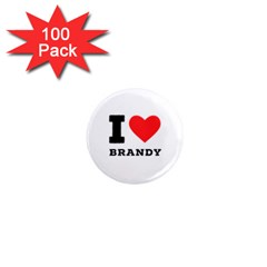 I Love Brandy 1  Mini Magnets (100 Pack)  by ilovewhateva