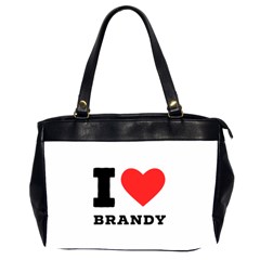 I Love Brandy Oversize Office Handbag (2 Sides) by ilovewhateva