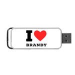 I love brandy Portable USB Flash (One Side) Front