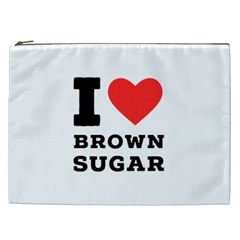 I Love Brown Sugar Cosmetic Bag (xxl) by ilovewhateva