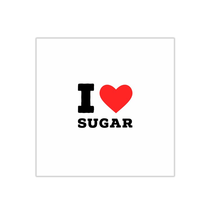 I love sugar  Satin Bandana Scarf 22  x 22 