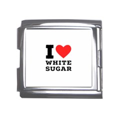 I Love White Sugar Mega Link Italian Charm (18mm) by ilovewhateva