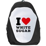 I love white sugar Backpack Bag Front