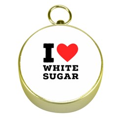 I Love White Sugar Gold Compasses by ilovewhateva