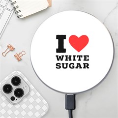 I Love White Sugar Wireless Fast Charger(white) by ilovewhateva