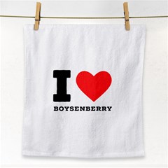 I Love Boysenberry  Face Towel by ilovewhateva