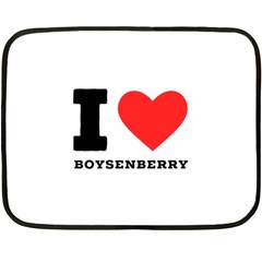 I Love Boysenberry  Two Sides Fleece Blanket (mini) by ilovewhateva