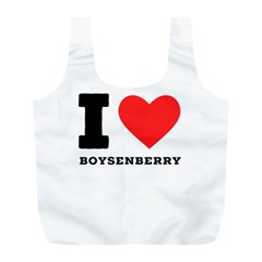 I Love Boysenberry  Full Print Recycle Bag (l) by ilovewhateva