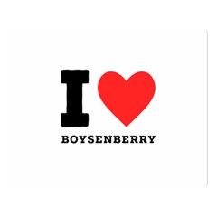 I Love Boysenberry  Two Sides Premium Plush Fleece Blanket (large) by ilovewhateva