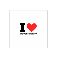 I Love Boysenberry  Satin Bandana Scarf 22  X 22  by ilovewhateva