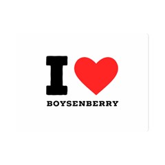 I Love Boysenberry  Premium Plush Fleece Blanket (mini) by ilovewhateva