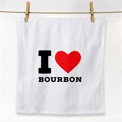 I Love Bourbon  Face Towel by ilovewhateva