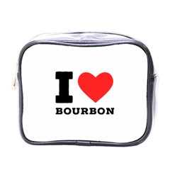 I Love Bourbon  Mini Toiletries Bag (one Side) by ilovewhateva