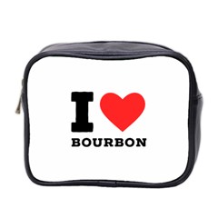 I Love Bourbon  Mini Toiletries Bag (two Sides) by ilovewhateva