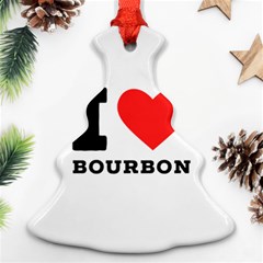 I Love Bourbon  Ornament (christmas Tree)  by ilovewhateva