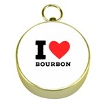 I love bourbon  Gold Compasses Front