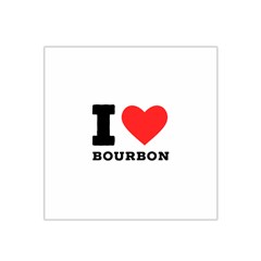 I Love Bourbon  Satin Bandana Scarf 22  X 22  by ilovewhateva