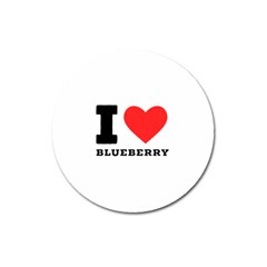 I Love Blueberry  Magnet 3  (round) by ilovewhateva