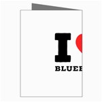 I love blueberry  Greeting Cards (Pkg of 8) Right