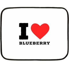 I Love Blueberry  Fleece Blanket (mini) by ilovewhateva