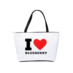 I love blueberry  Classic Shoulder Handbag Back