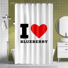 I Love Blueberry  Shower Curtain 48  X 72  (small)  by ilovewhateva