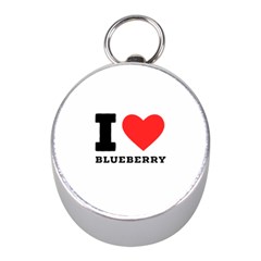 I Love Blueberry  Mini Silver Compasses by ilovewhateva