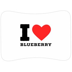 I Love Blueberry  Velour Seat Head Rest Cushion by ilovewhateva