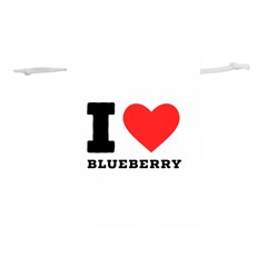 I Love Blueberry  Lightweight Drawstring Pouch (s) by ilovewhateva