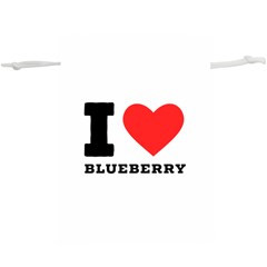 I Love Blueberry  Lightweight Drawstring Pouch (xl) by ilovewhateva