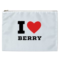 I Love Berry Cosmetic Bag (xxl) by ilovewhateva