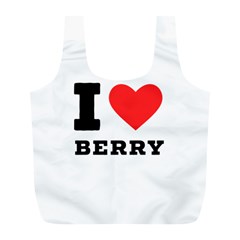 I Love Berry Full Print Recycle Bag (l) by ilovewhateva