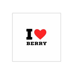 I Love Berry Satin Bandana Scarf 22  X 22  by ilovewhateva