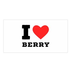 I Love Berry Satin Shawl 45  X 80  by ilovewhateva