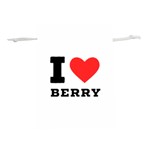 I love berry Lightweight Drawstring Pouch (L) Back