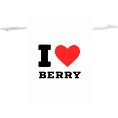 I Love Berry Lightweight Drawstring Pouch (xl) by ilovewhateva