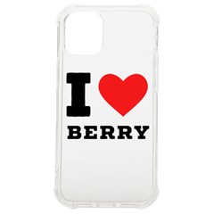 I Love Berry Iphone 12 Mini Tpu Uv Print Case	 by ilovewhateva