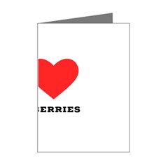 I Love Blackberries  Mini Greeting Card by ilovewhateva