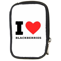 I Love Blackberries  Compact Camera Leather Case by ilovewhateva