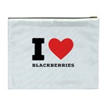 I love blackberries  Cosmetic Bag (XL) Back