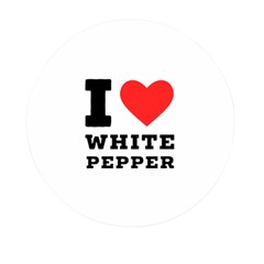 I Love White Pepper Mini Round Pill Box by ilovewhateva