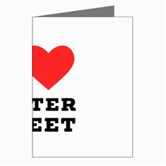 I Love Bitter Sweet Greeting Cards (pkg Of 8) by ilovewhateva