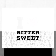 I Love Bitter Sweet Rectangular Jigsaw Puzzl by ilovewhateva