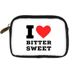 I Love Bitter Sweet Digital Camera Leather Case by ilovewhateva